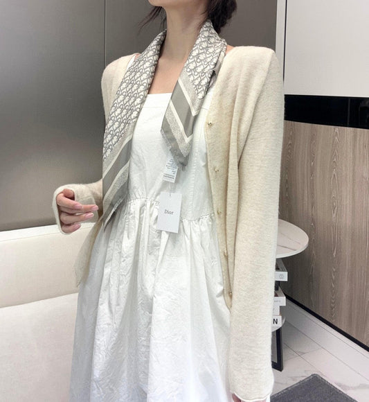 ШАРФ DIOR 70 СМ, ШОВК 600304