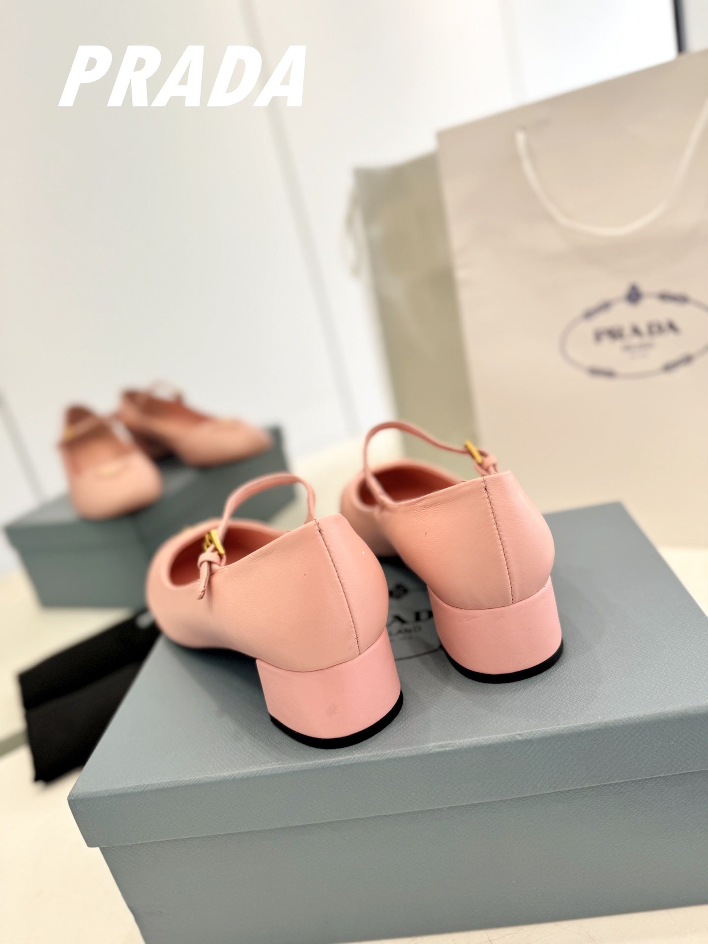 Pra Ballerina Pumps 40 Pink Lambskin - 35