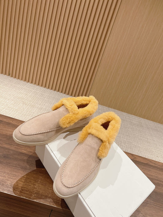 ЛОФЕРИ LP CLASSIC SUMMER CHARMS KHAKI З ТЕЛЯЧОЇ ШКІРИ - 35