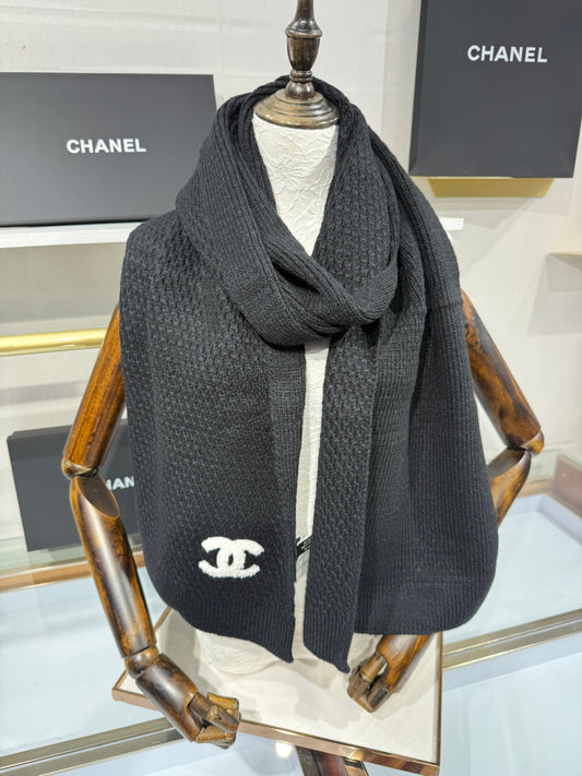 ШАРФ CHANEL 25S 175 СМ ІЗ ВОВНЯНОГО КАШЕМІРУ 943087
