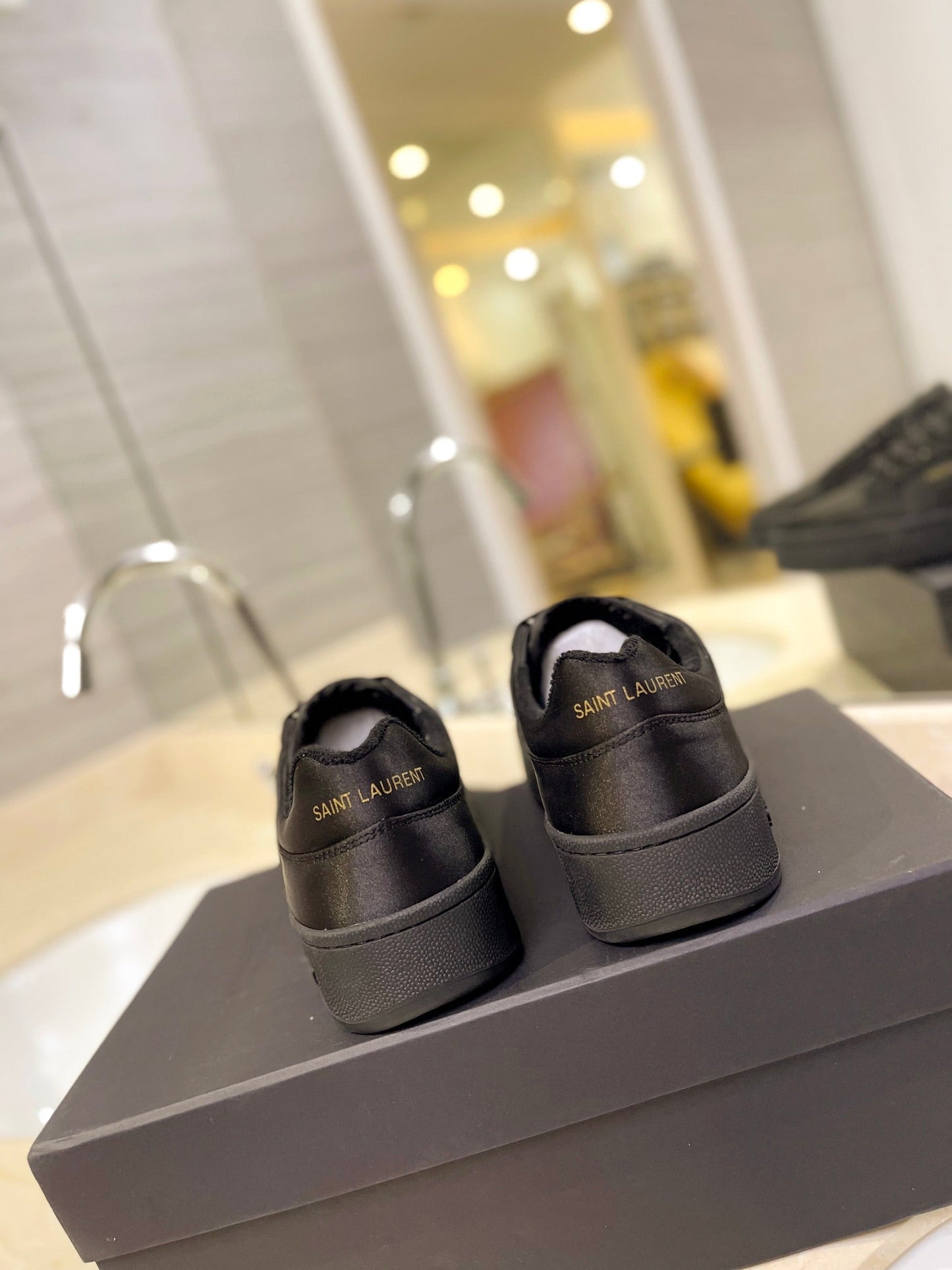 SL SL/61 SNEAKERS BLACK SATIN - 35