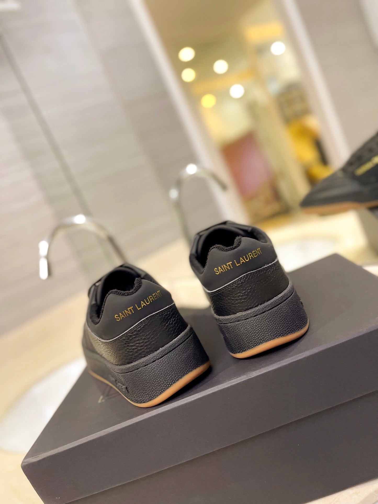 SL SL/61 SNEAKERS BLACK CALFSKIN - 35