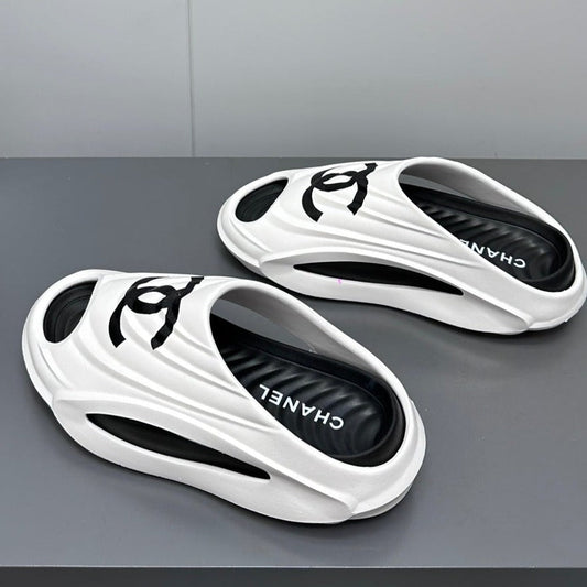 Нові легкі капці Double C Foam Boat біло-чорні – 35