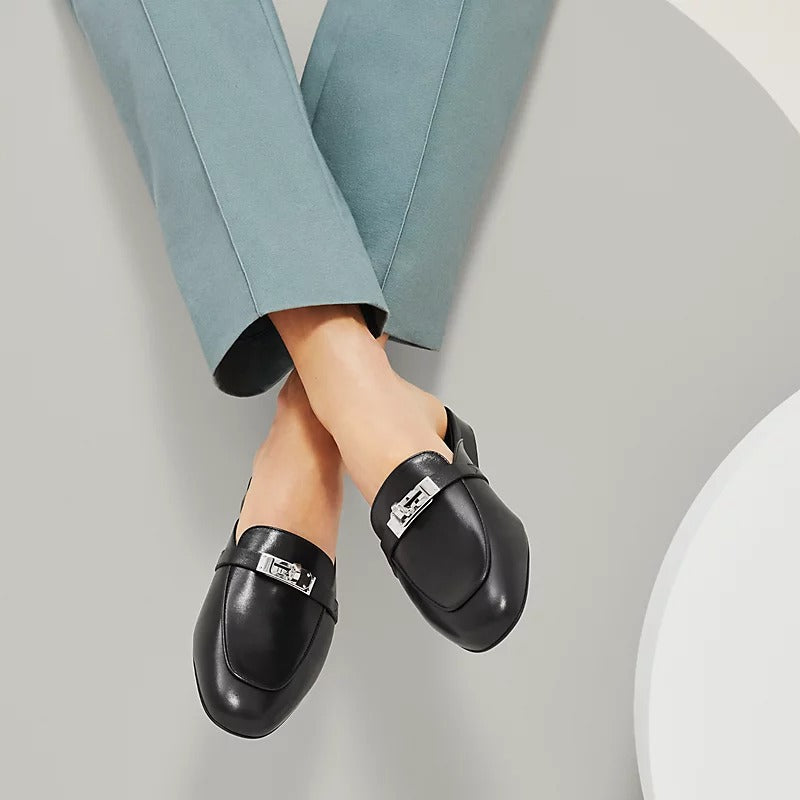 0z Mule Noir Silver - 35