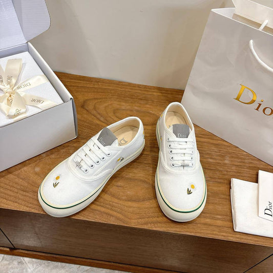 DIOR DAISY EMBROIDERED SNEAKERS