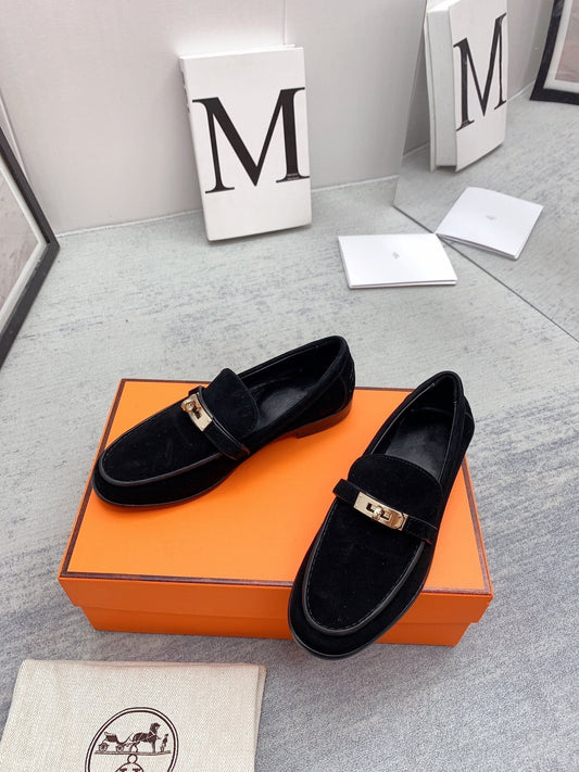 Destin Loafer Suede Black - 35