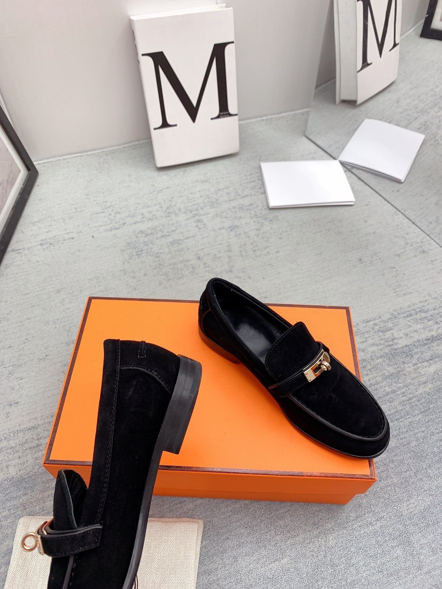Destin Loafer Suede Black - 35