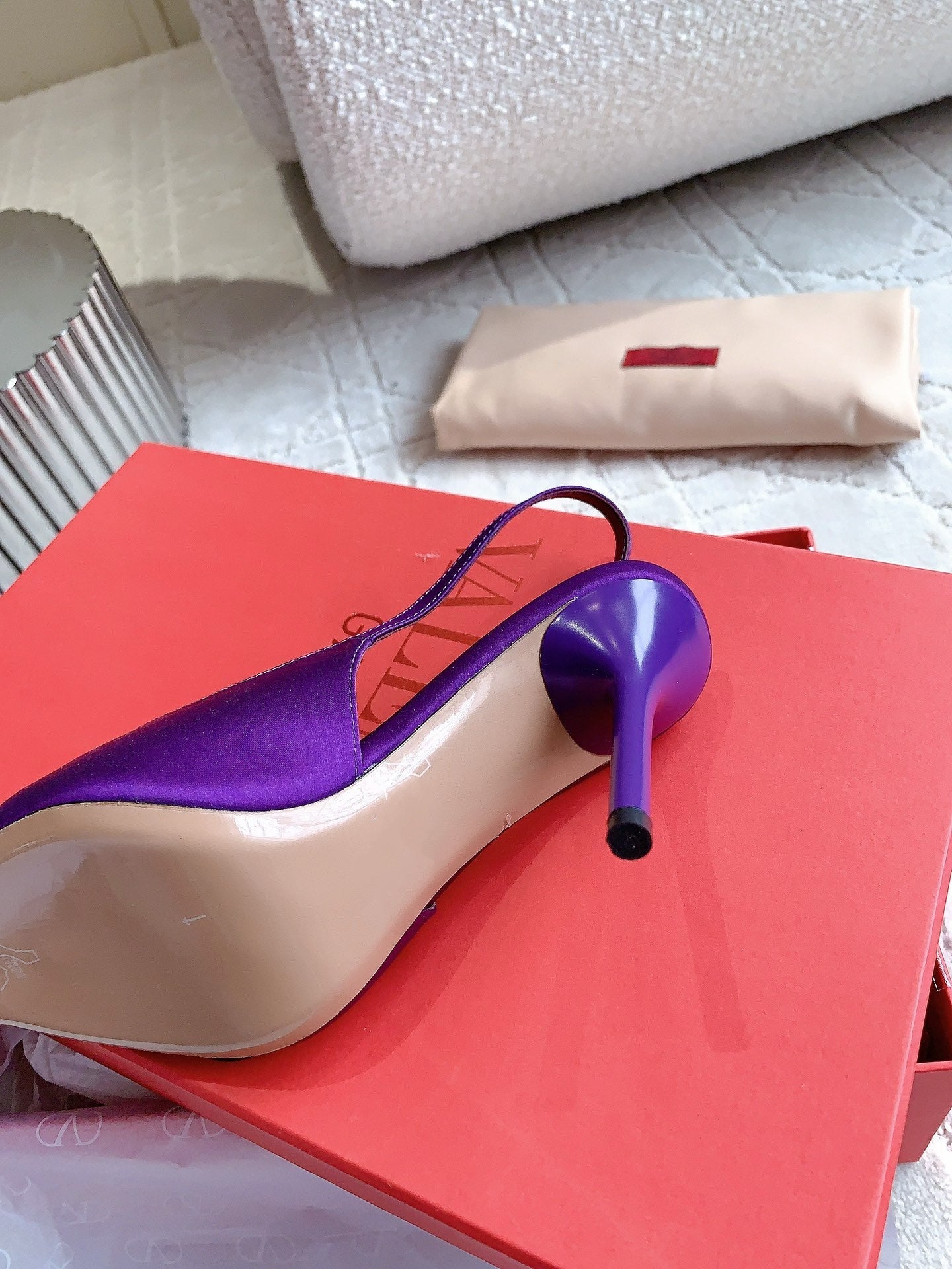 Vlogo Slingback Pump 90MM Purple - 35