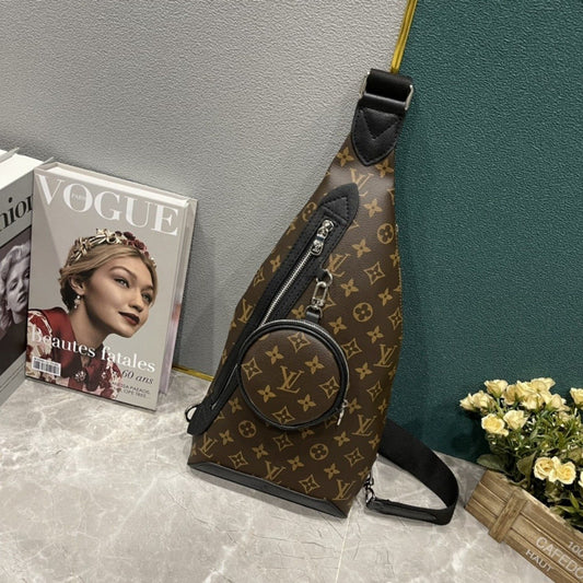 Louis Vuitton Duo Sling Bag Brown 42Cm M30936