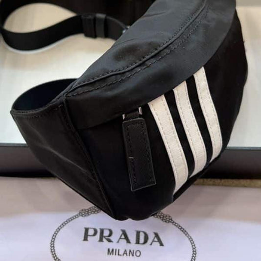 Prada X Adidas Re Nylon Belt Bag Black 26cm 2VL0341WQ8F0002VADS
