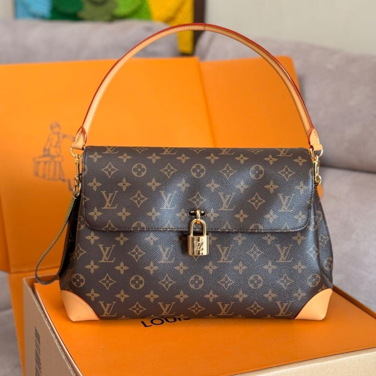 Super Vip 1:1 – Louis Vuitton Hide Away MM Monogram Brown 36Cm M14473