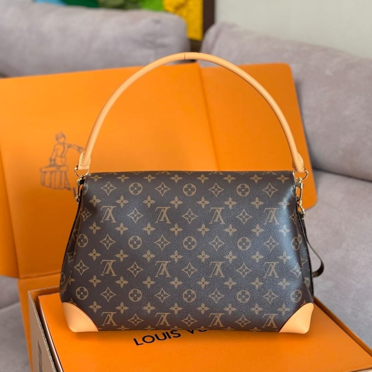 Super Vip 1:1 – Louis Vuitton Hide Away MM Monogram Brown 36Cm M14473