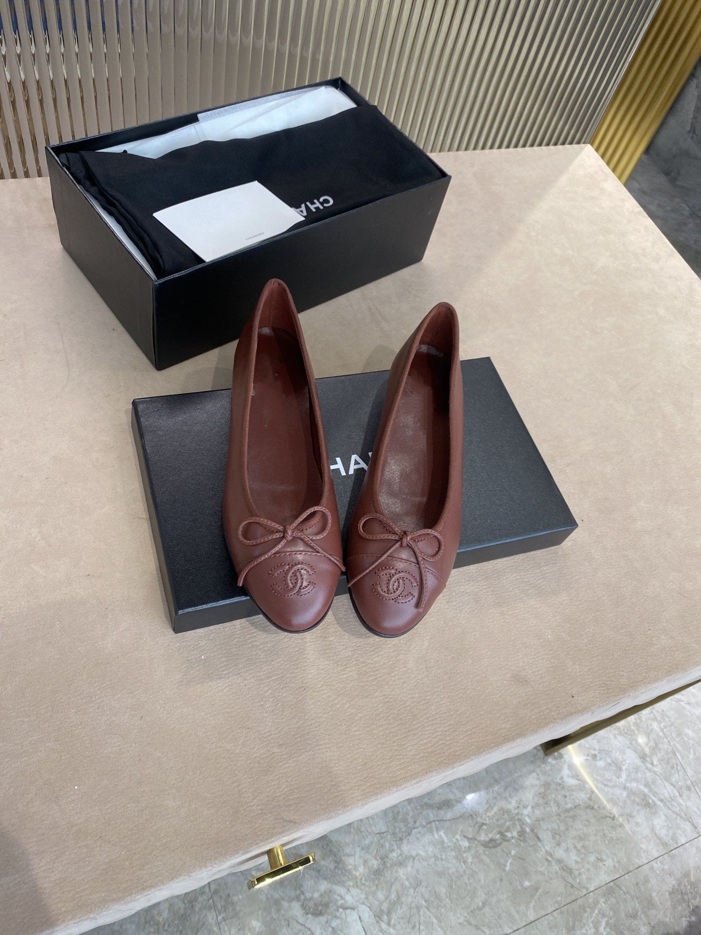 BALLET FLATS BURGUNDY LAMBSKIN - 35