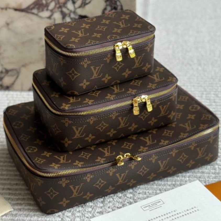 PACKING CUBE MM/PM/GM IN BROWN MONOGRAM CANVAS - MM