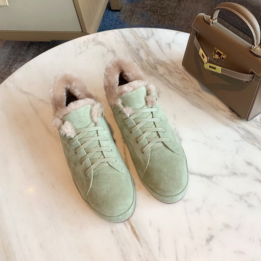 LP WINTER NUAGES SNEAKERS MINT LAMBSKIN - 35