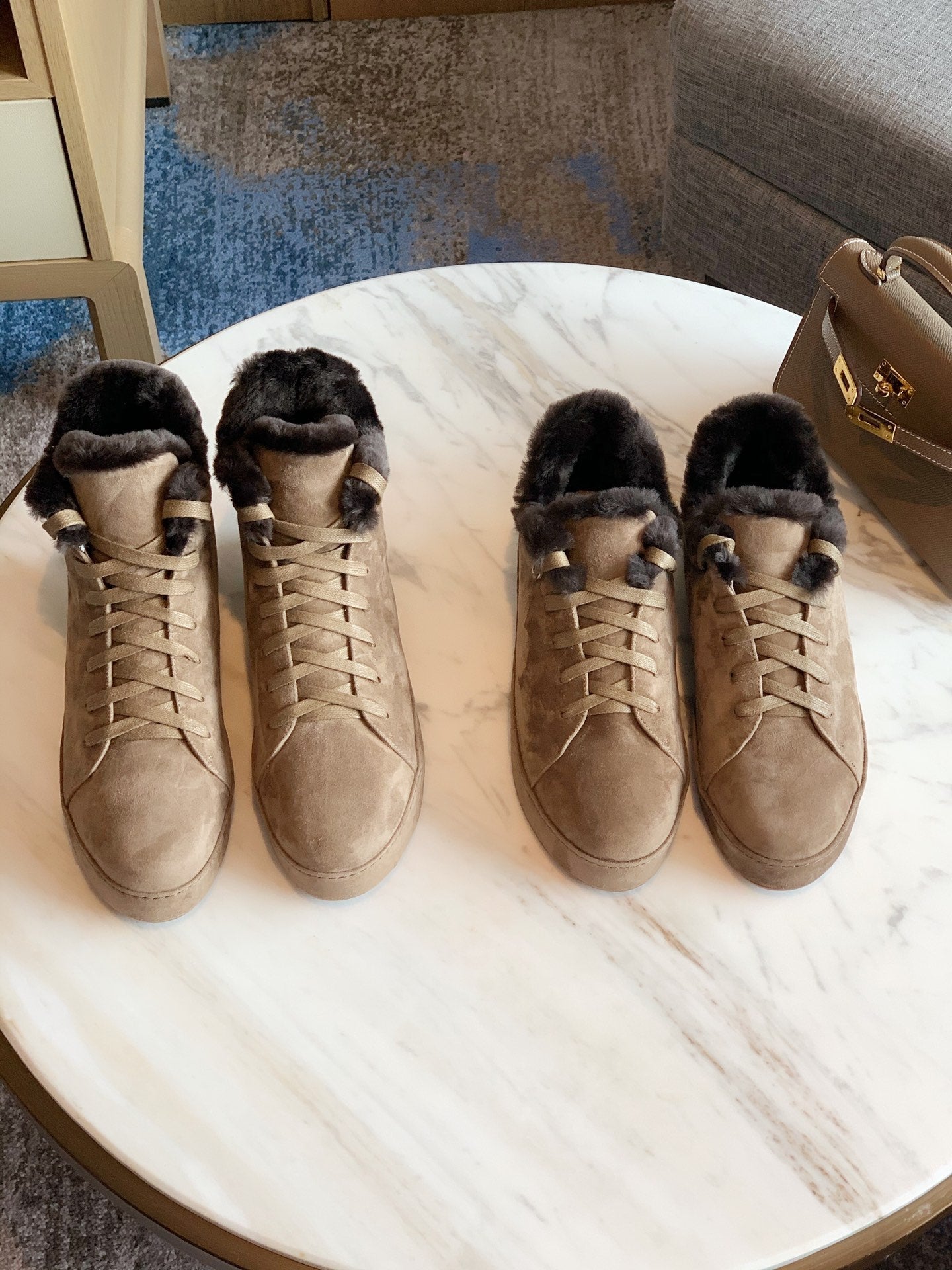 LP WINTER NUAGES SNEAKERS CEDAR LAMBSKIN - 35