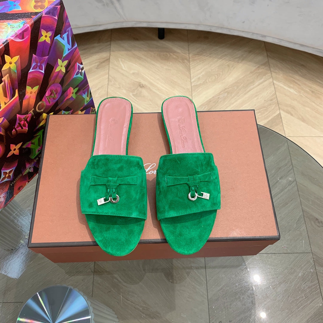 LP SUMMER CHARMS SANDALS EMERALD SUEDE - 35