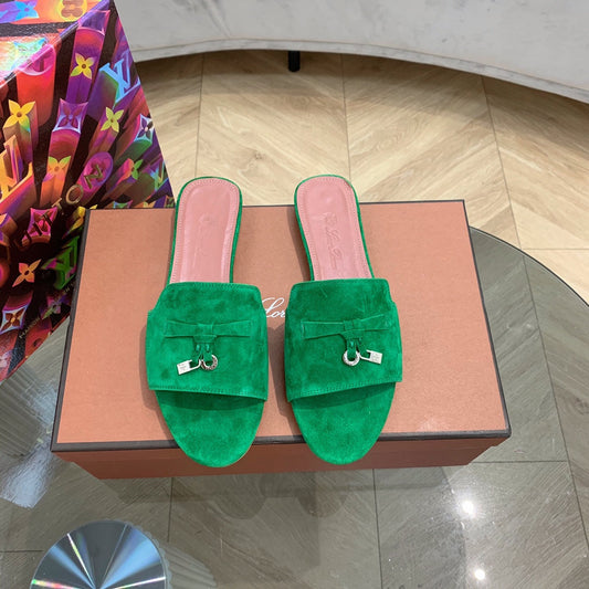 LP SUMMER CHARMS SANDALS EMERALD SUEDE - 35