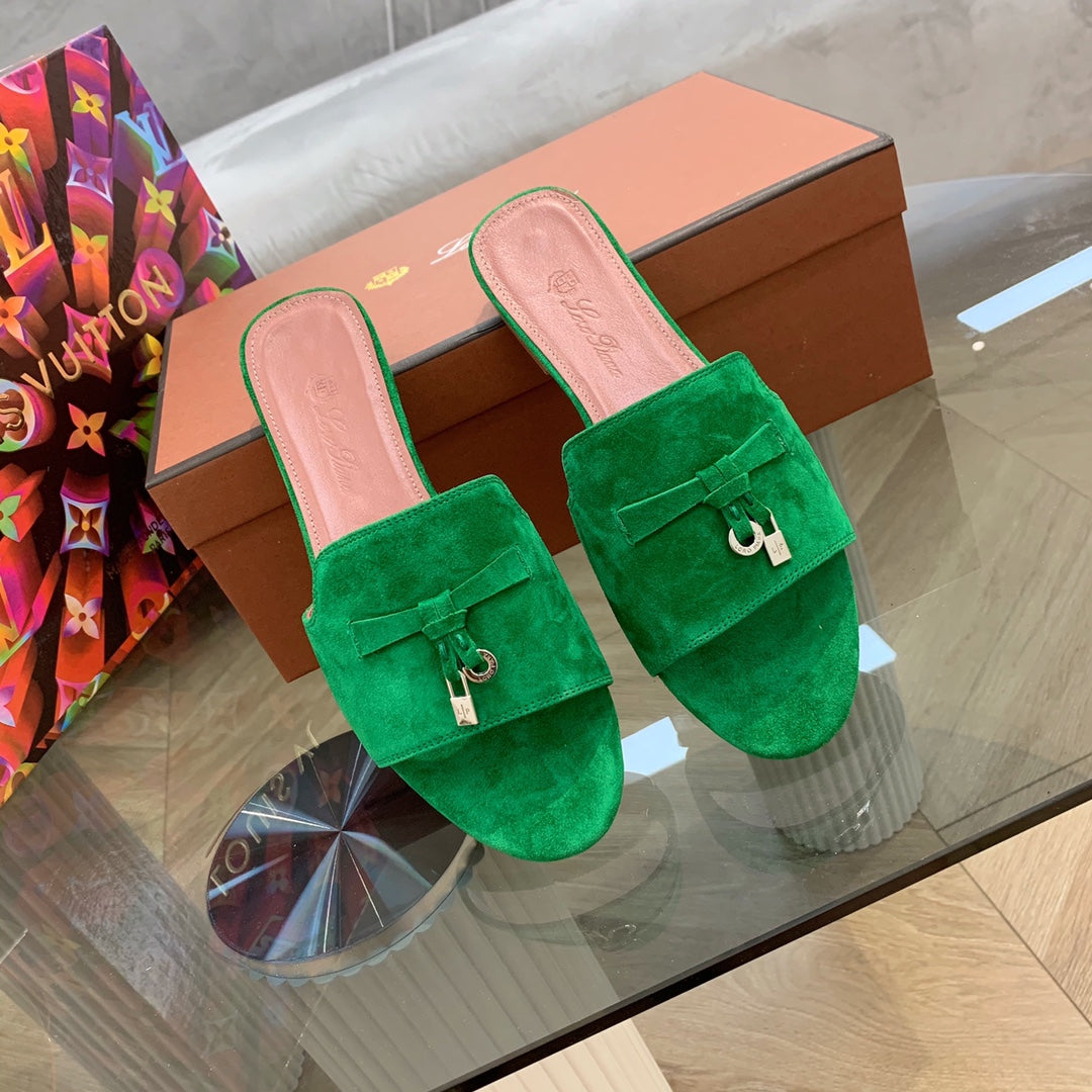 LP SUMMER CHARMS SANDALS EMERALD SUEDE - 35