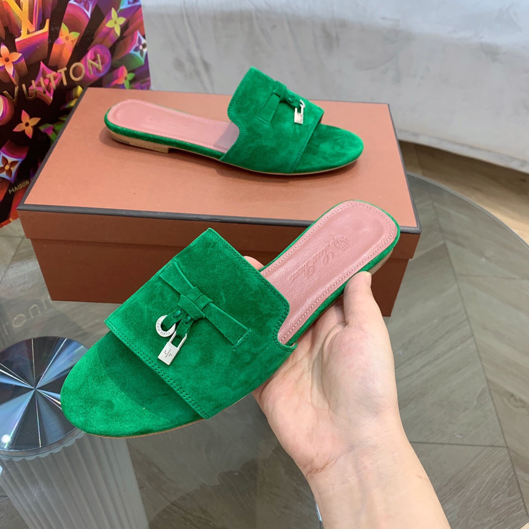 LP SUMMER CHARMS SANDALS EMERALD SUEDE - 35