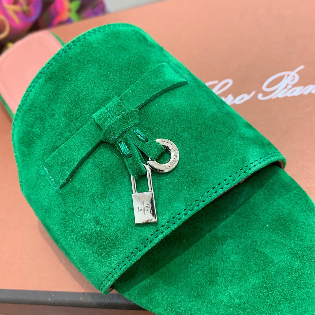 LP SUMMER CHARMS SANDALS EMERALD SUEDE - 35