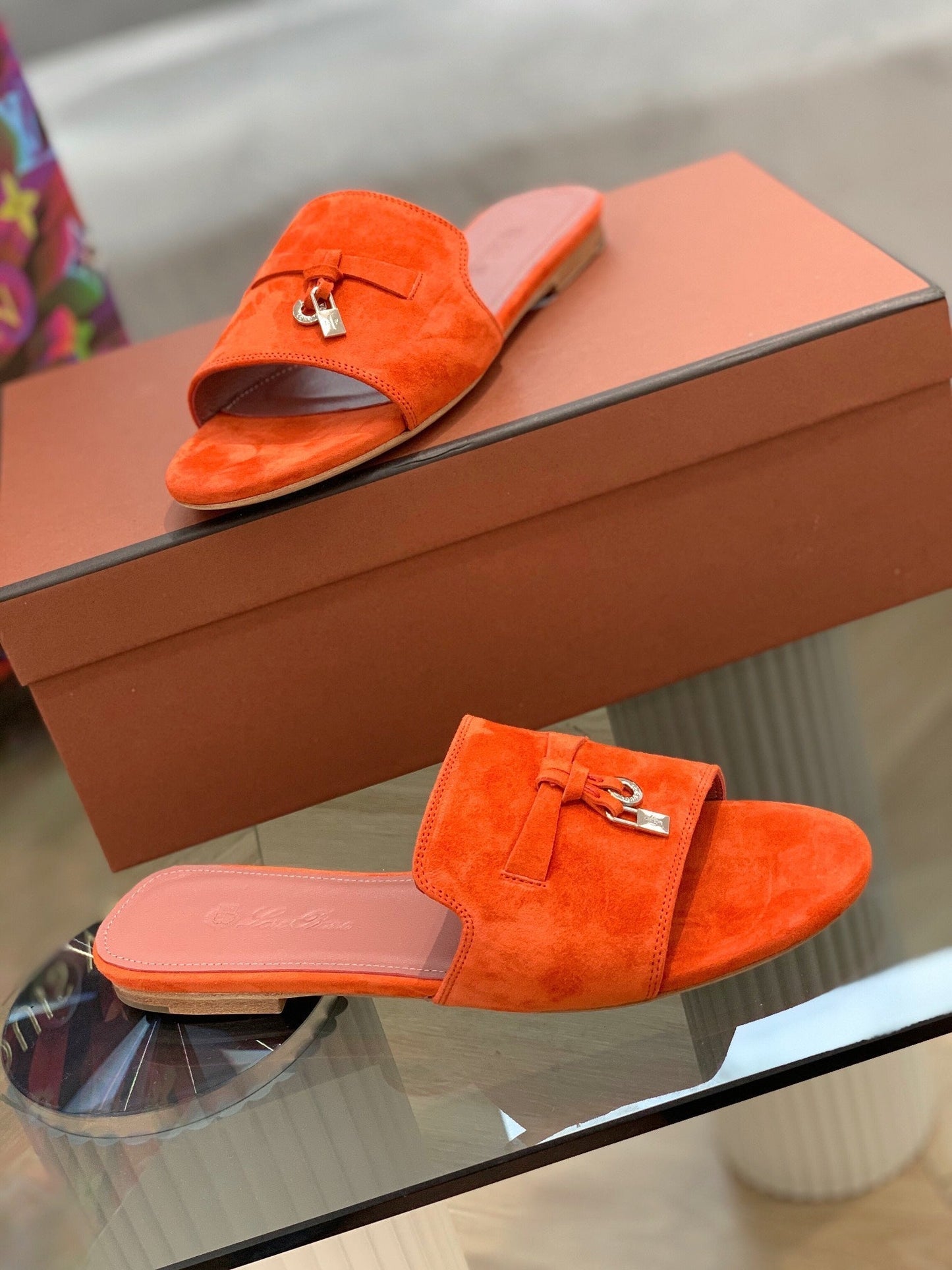 LP SUMMER CHARMS SANDALS TIGER SUEDE - 35
