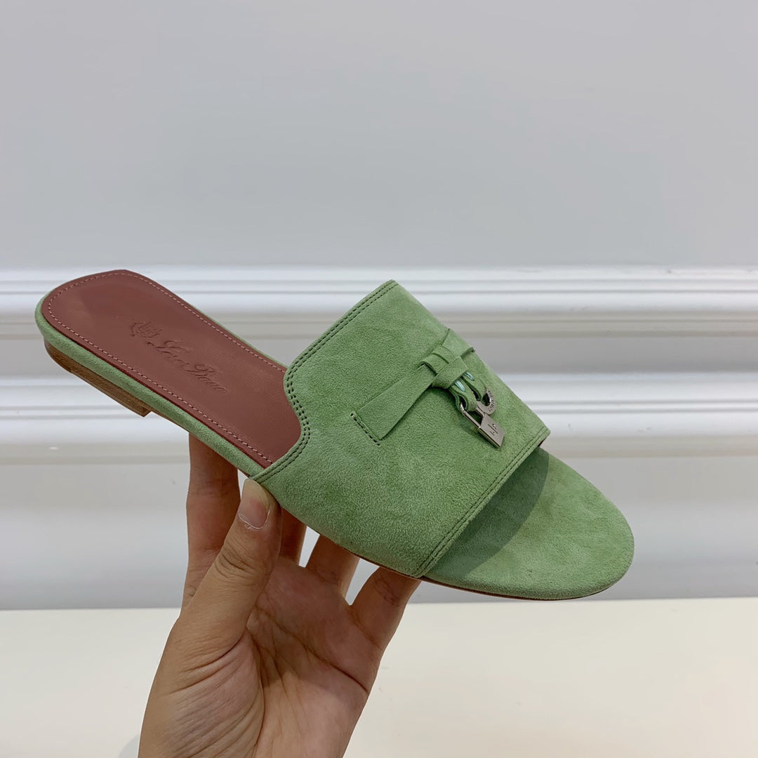 LP SUMMER CHARMS SANDALS MINT SUEDE - 35