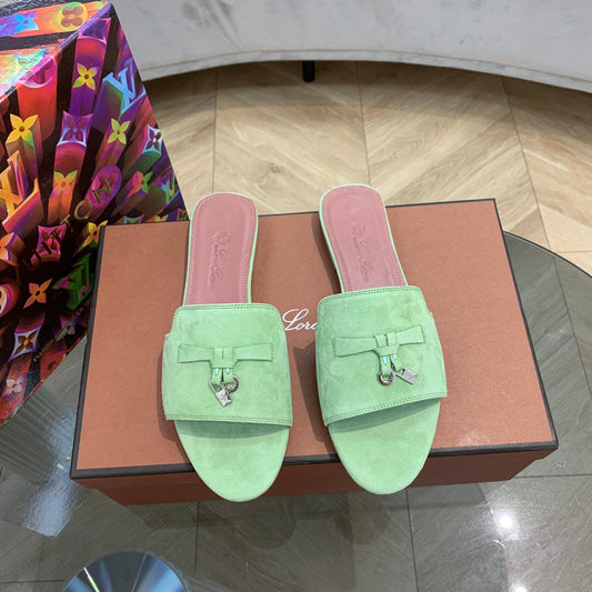 LP SUMMER CHARMS SANDALS MINT SUEDE - 35