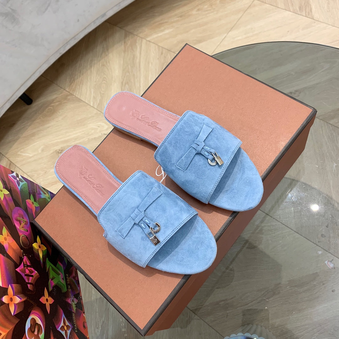 LP SUMMER CHARMS SANDALS SAPPHIRE SUEDE - 35