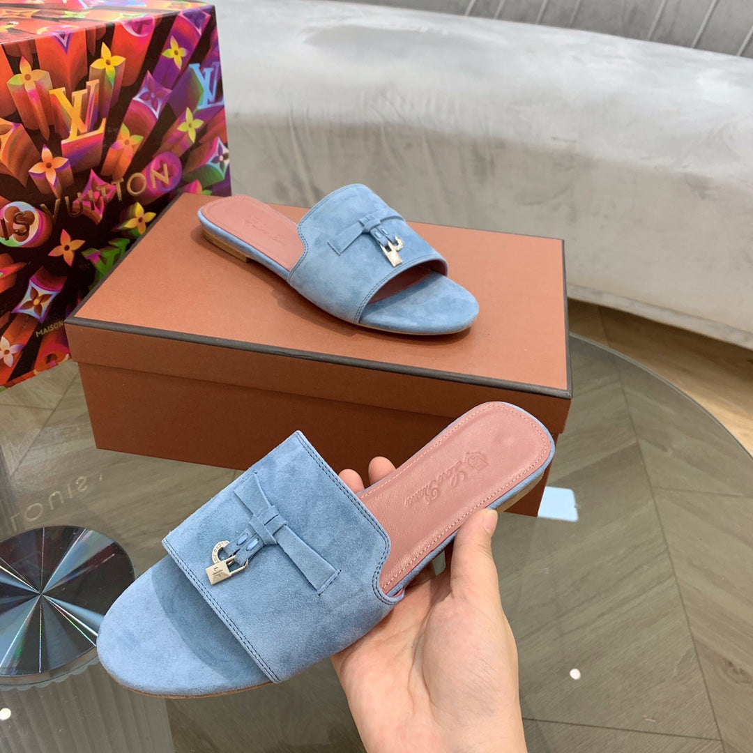 LP SUMMER CHARMS SANDALS SAPPHIRE SUEDE - 35