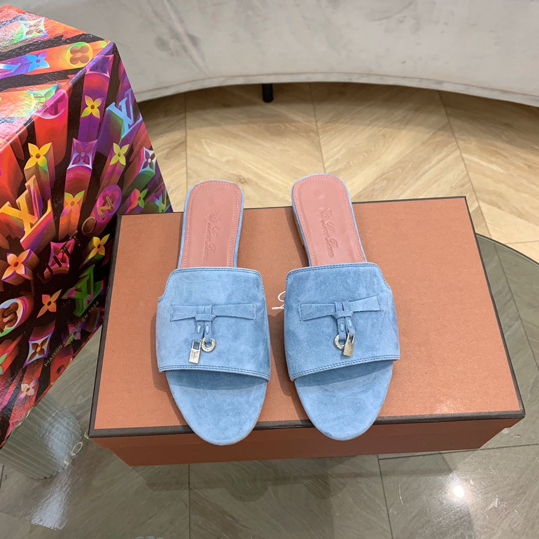 LP SUMMER CHARMS SANDALS SAPPHIRE SUEDE - 35