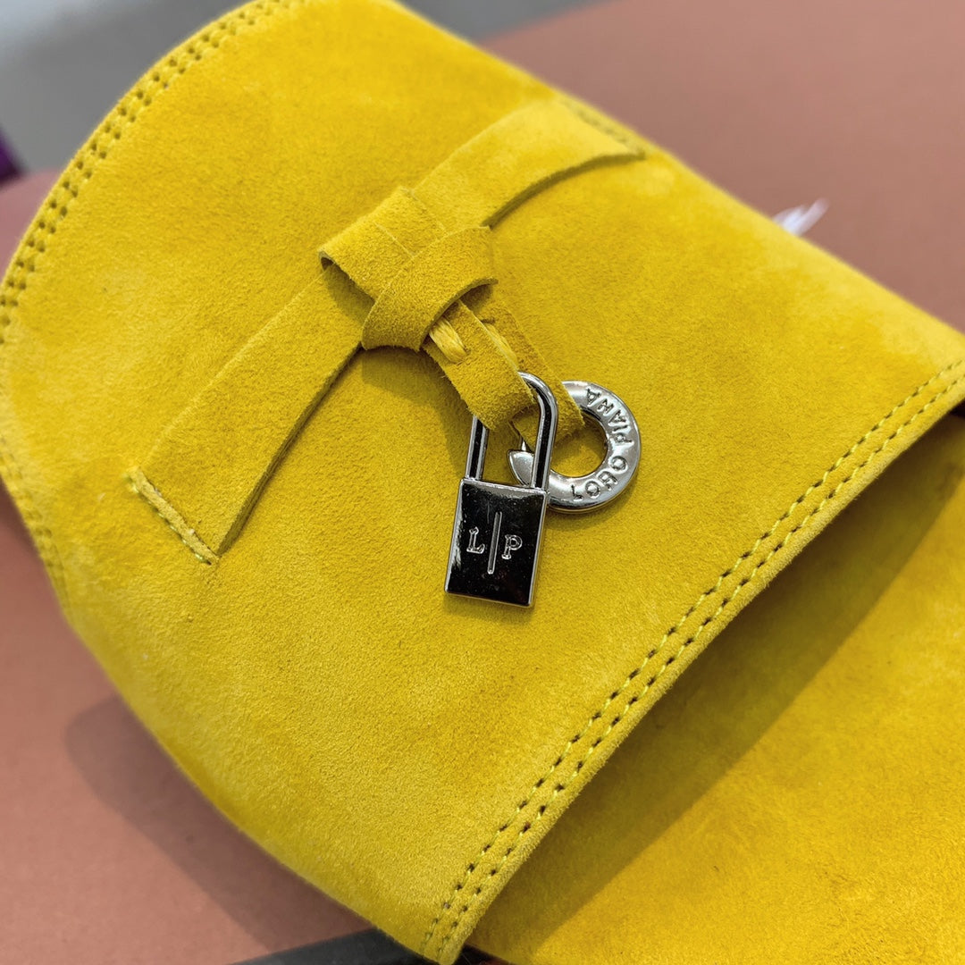 LP SUMMER CHARMS SANDALS YELLOW SUEDE - 35