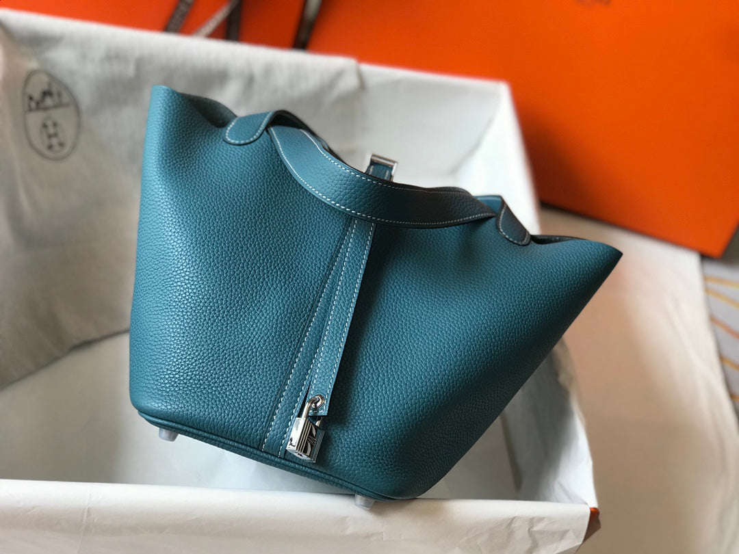 picotin lock teal togo ghw - 18 x 19 x 13.5 cm
