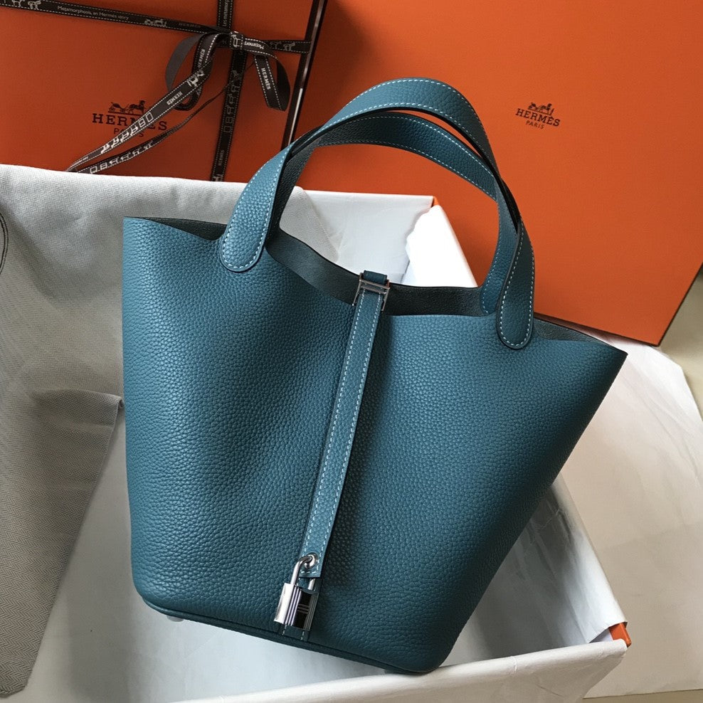 picotin lock teal togo ghw - 18 x 19 x 13.5 cm