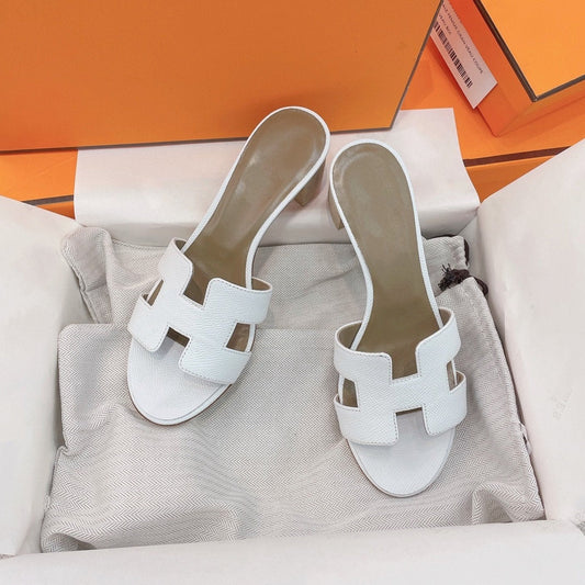 0asis Sandal Epsom Calfskin White - 35