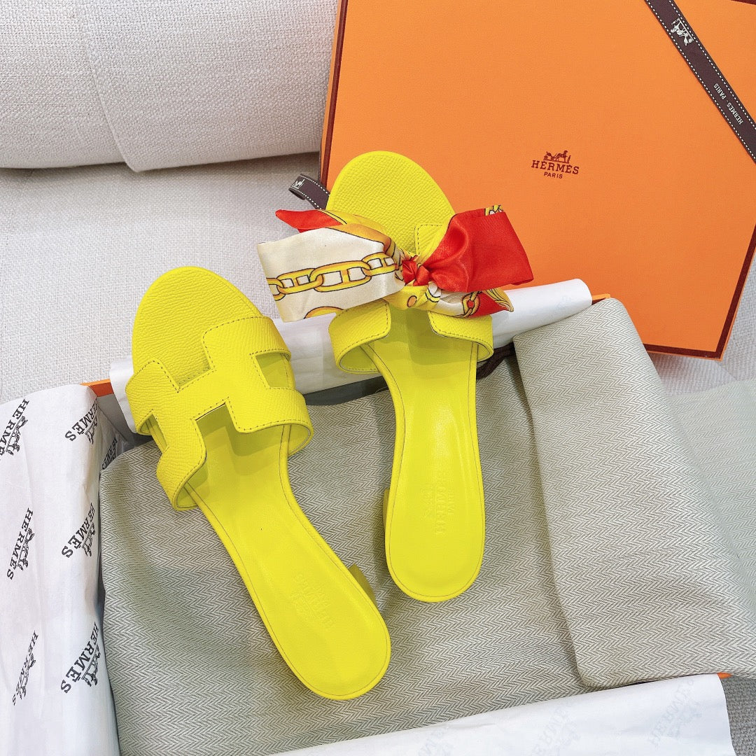 0asis Sandal Epsom Calfskin Lemon - 35