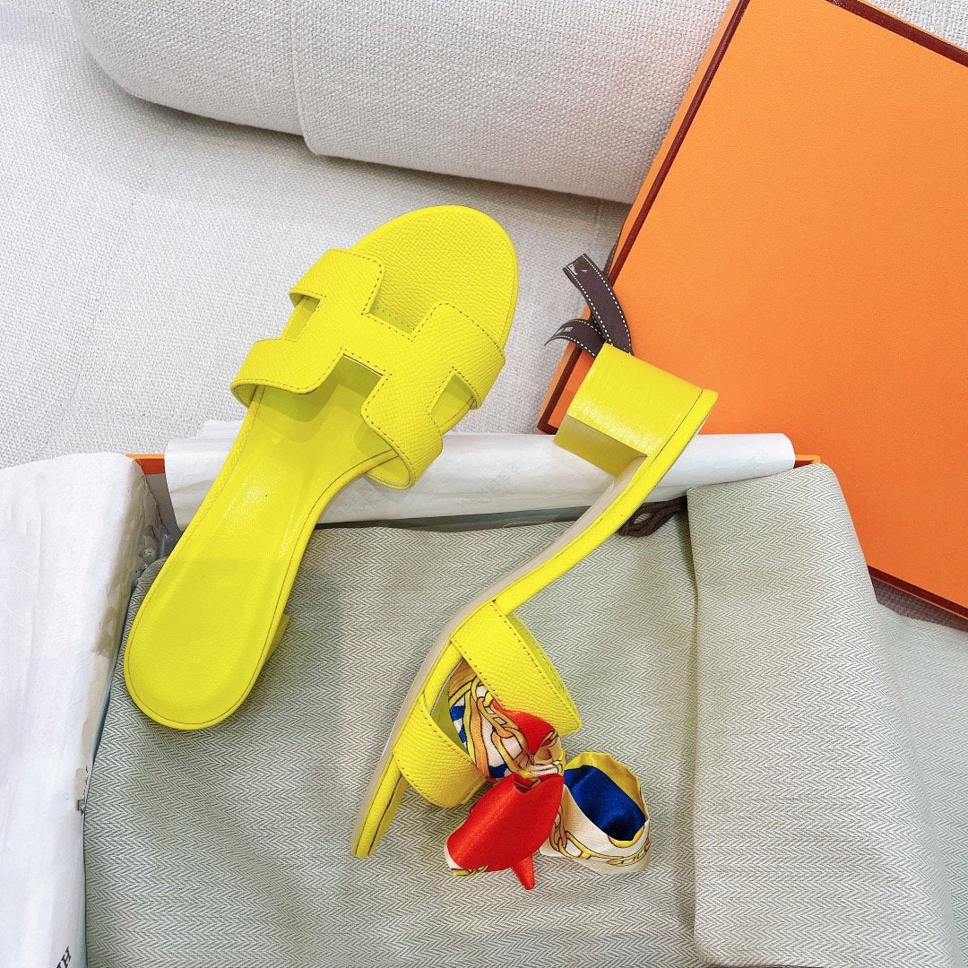 0asis Sandal Epsom Calfskin Lemon - 35
