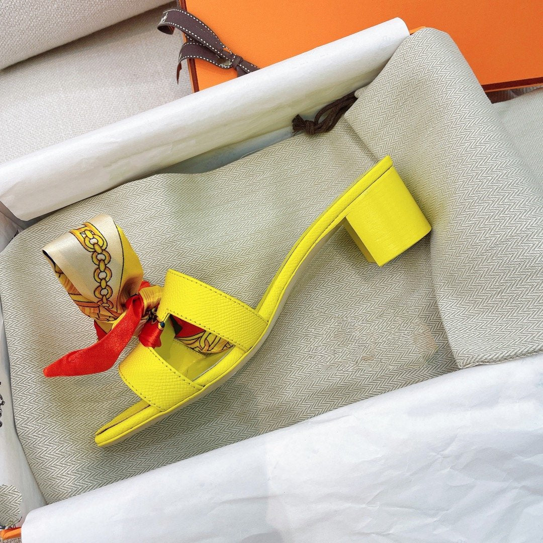 0asis Sandal Epsom Calfskin Lemon - 35
