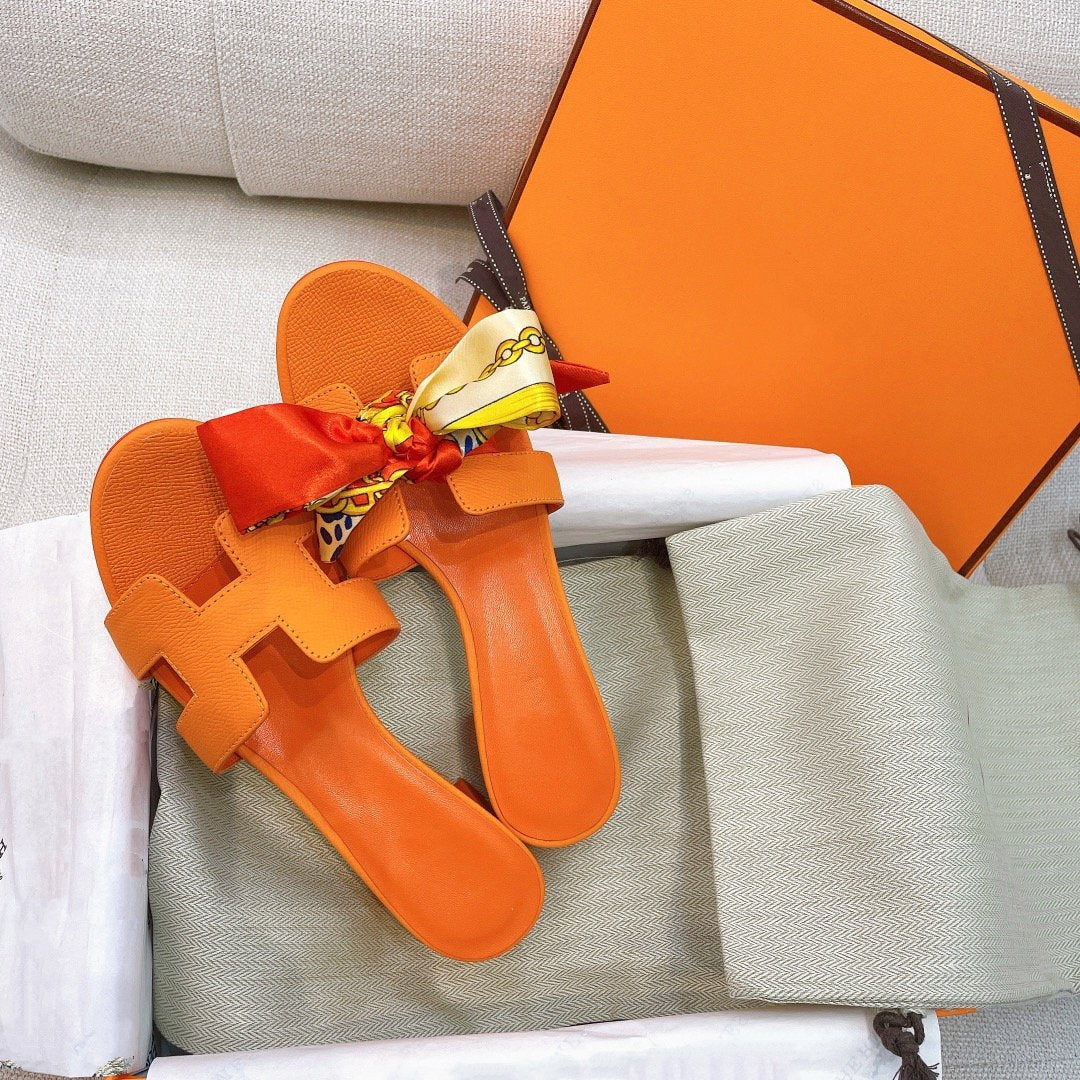 0asis Sandal Epsom Calfskin Orange - 35