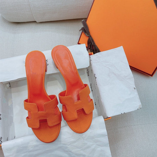 0asis Sandal Epsom Calfskin Orange - 35