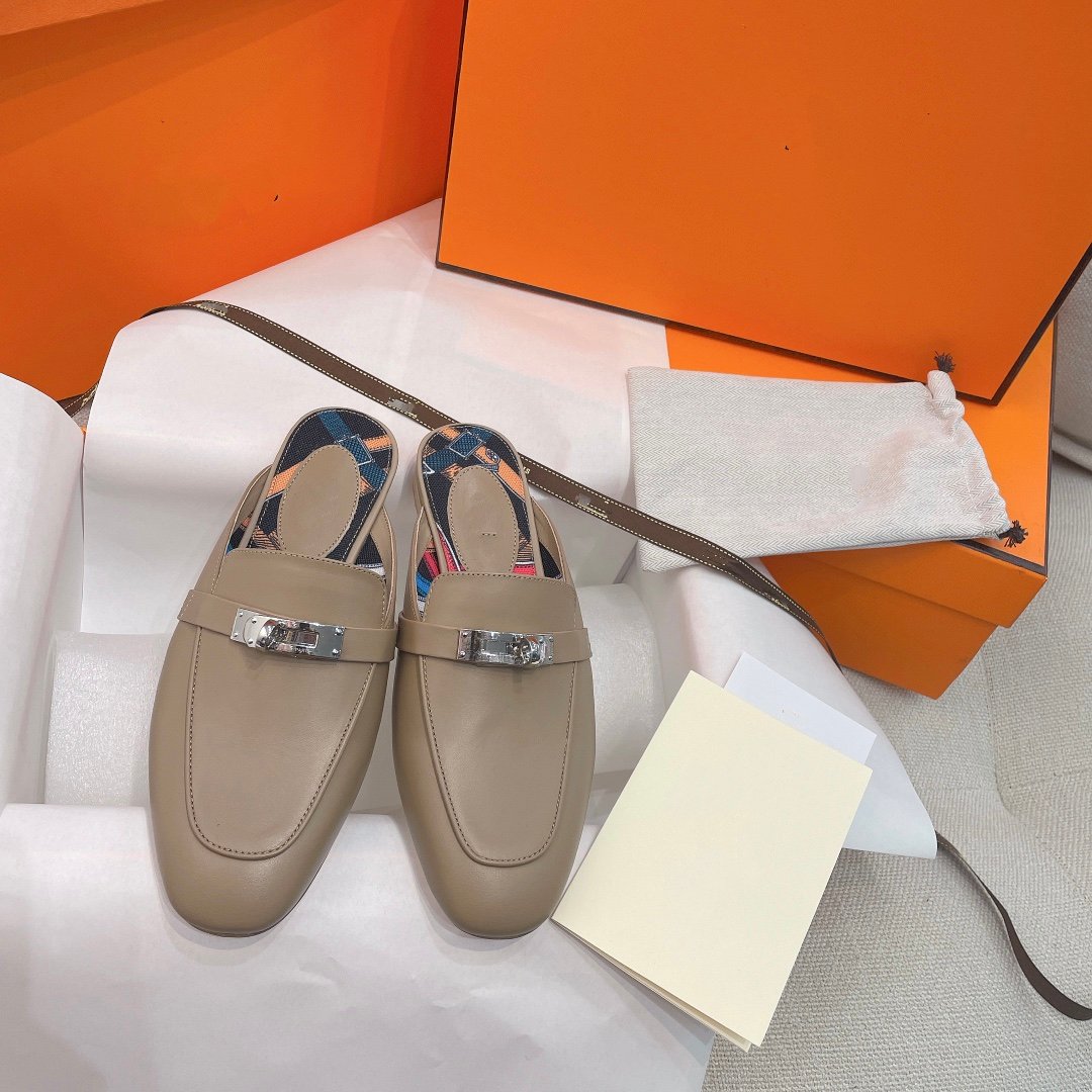 0Z Mule Brown Calfskin - 35