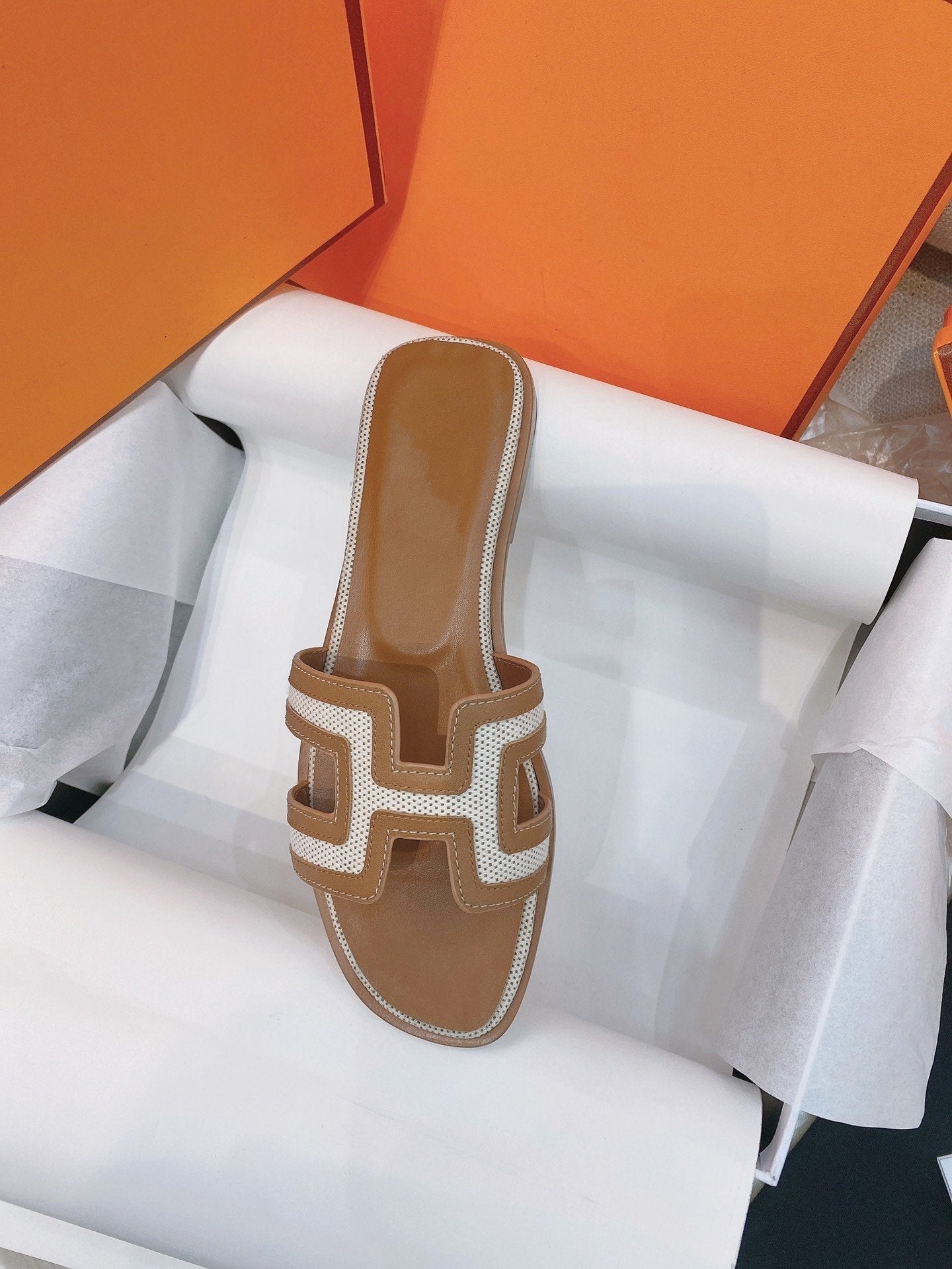 0ran Sandal Brown Leather - 35