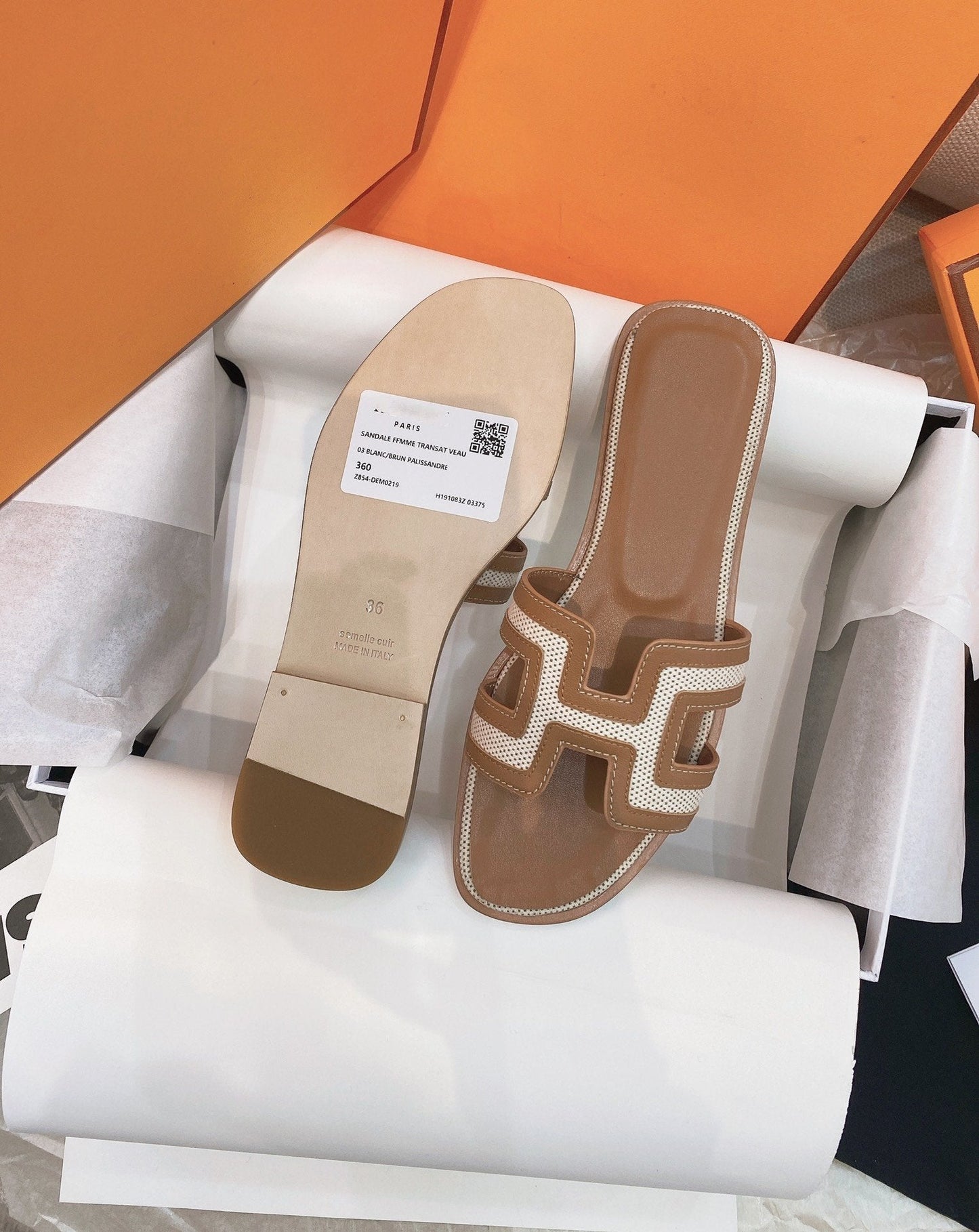 0ran Sandal Brown Leather - 35
