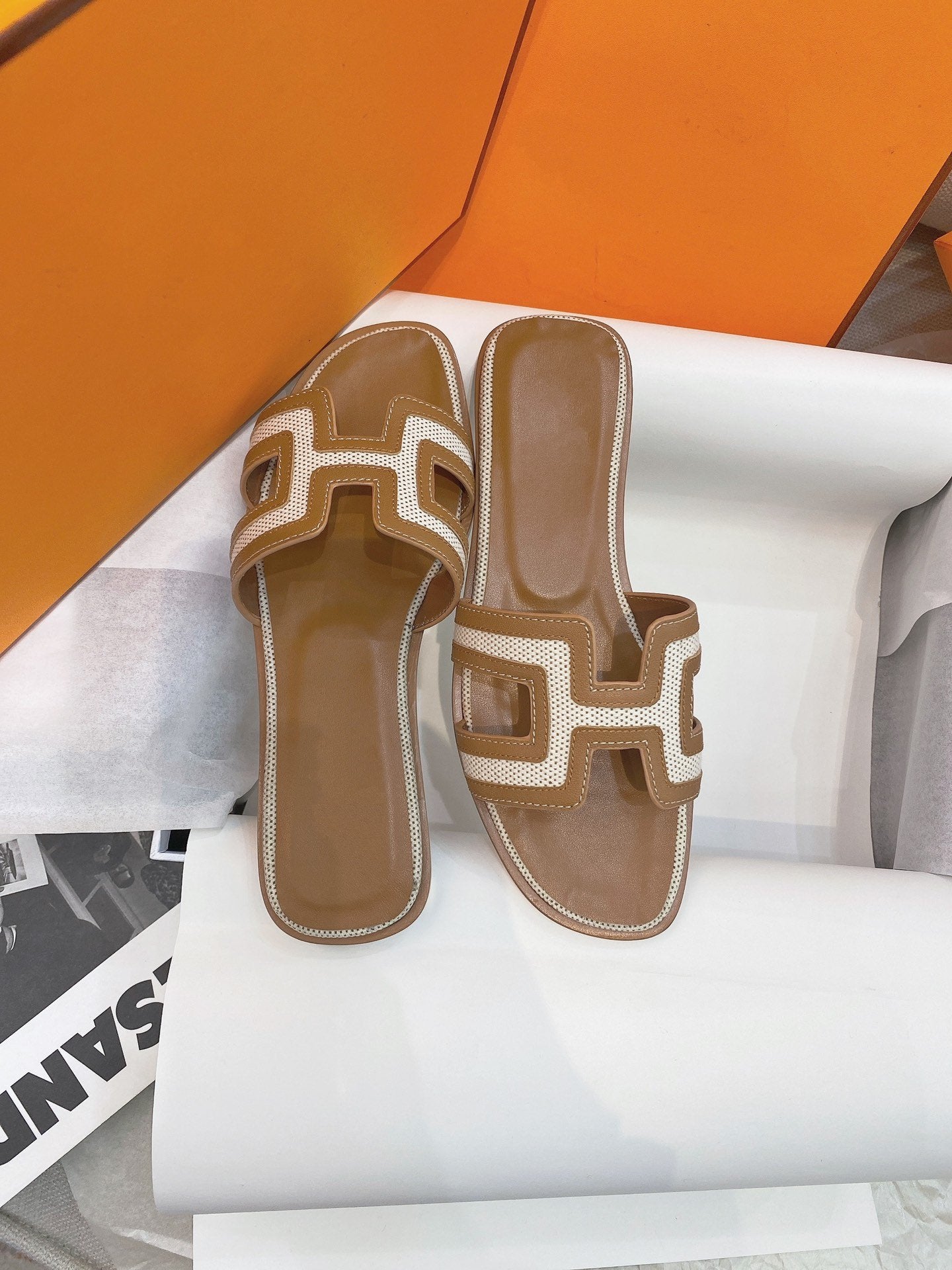 0ran Sandal Brown Leather - 35