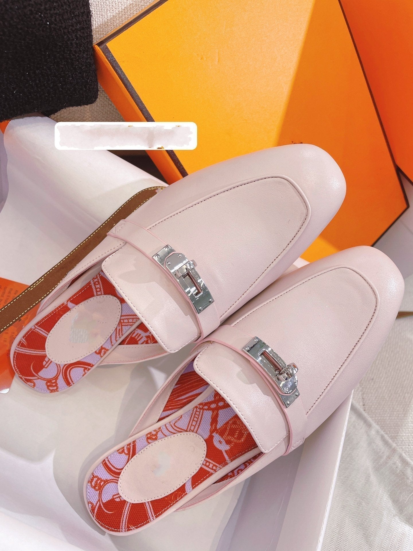 0Z Mule Pink Calfskin - 35