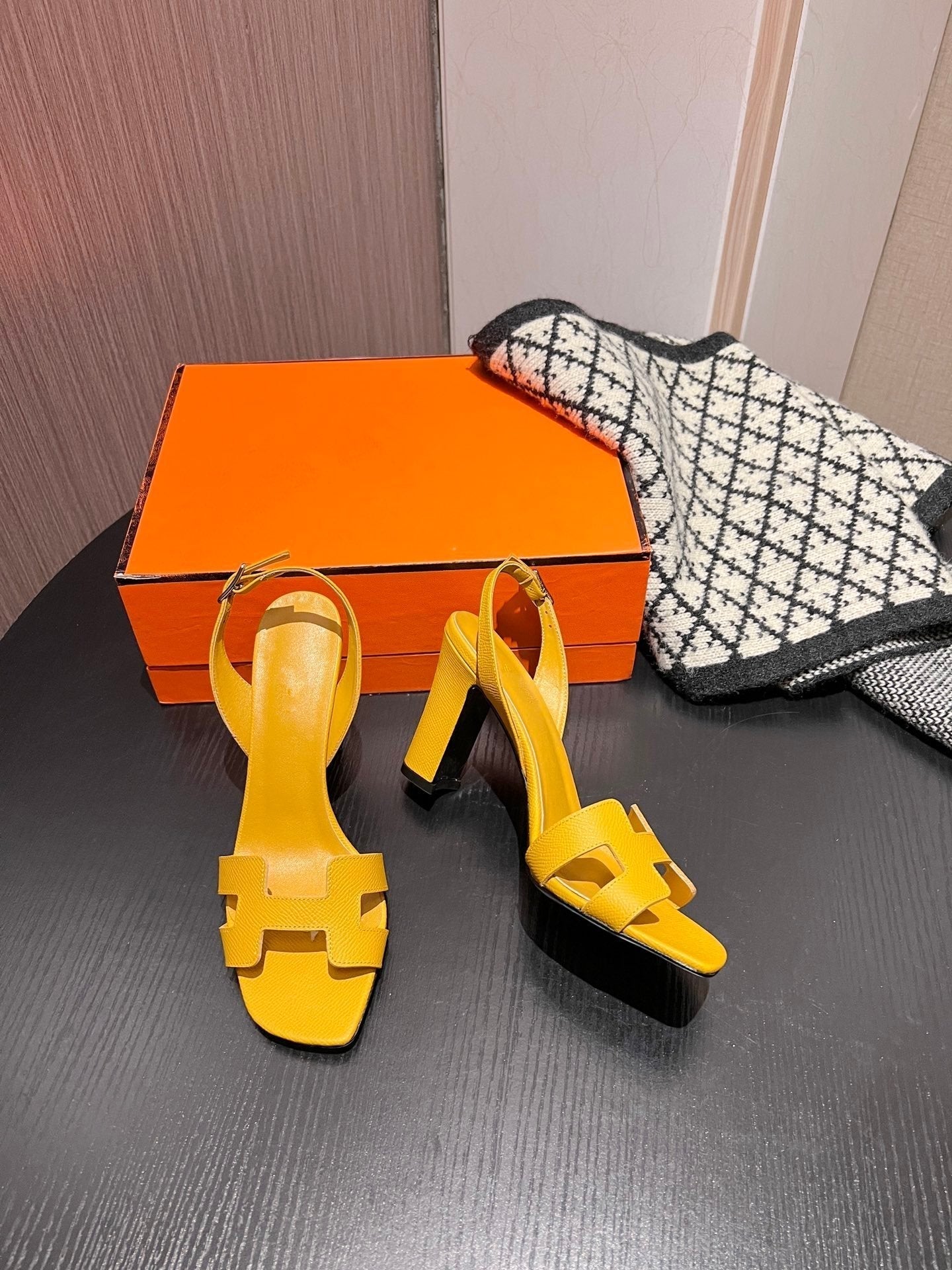 Slingback Sandal Eternite 95 Yellow - 35