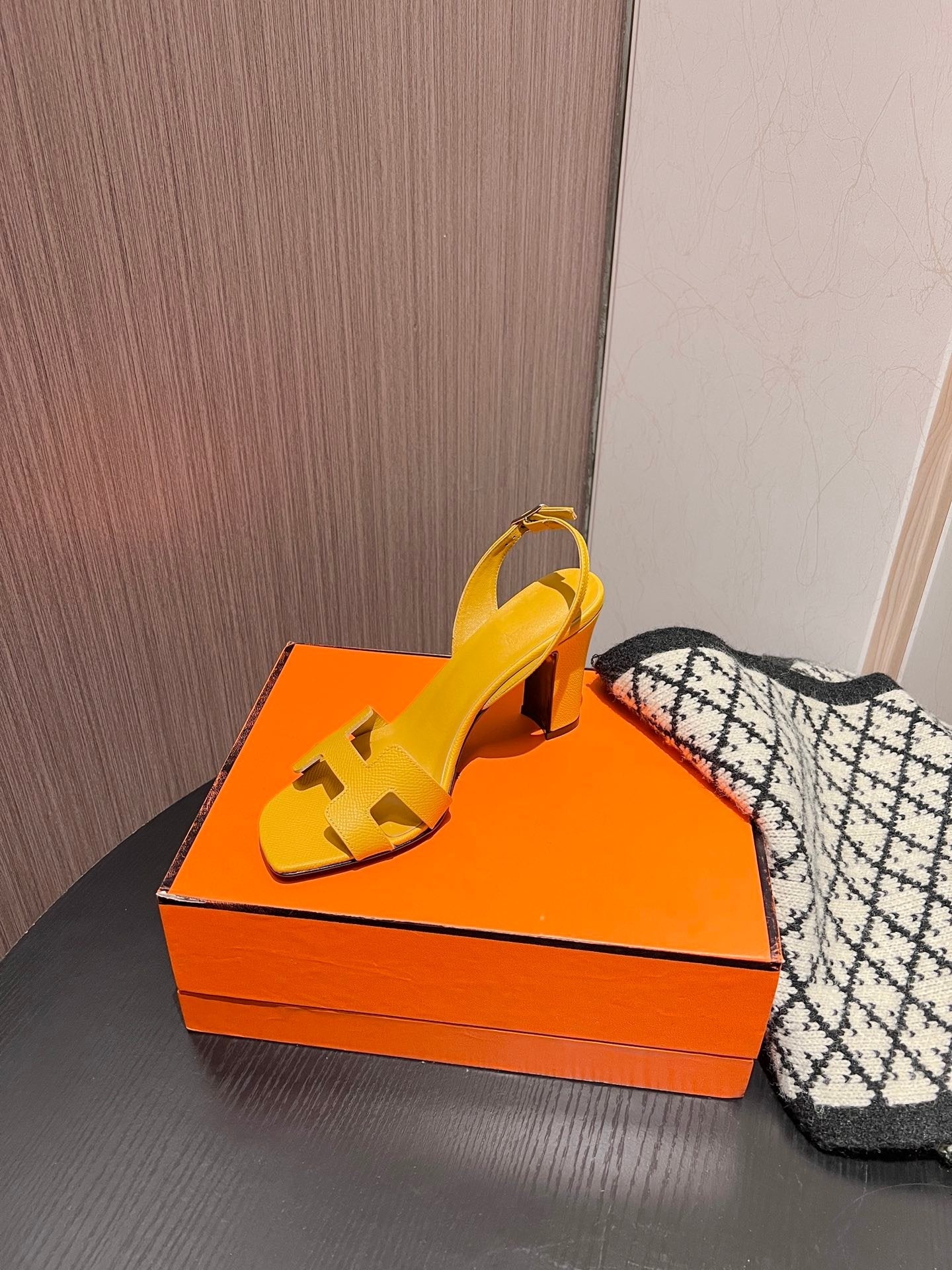 Slingback Sandal Eternite 95 Yellow - 35