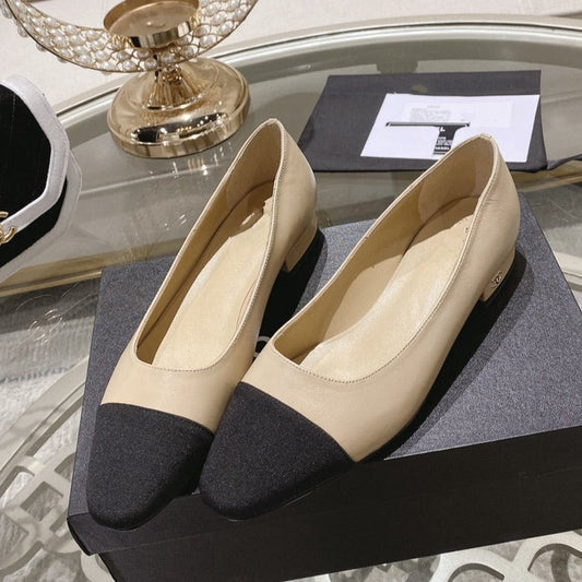 cc pump 2.5 beige black lambskin - 35