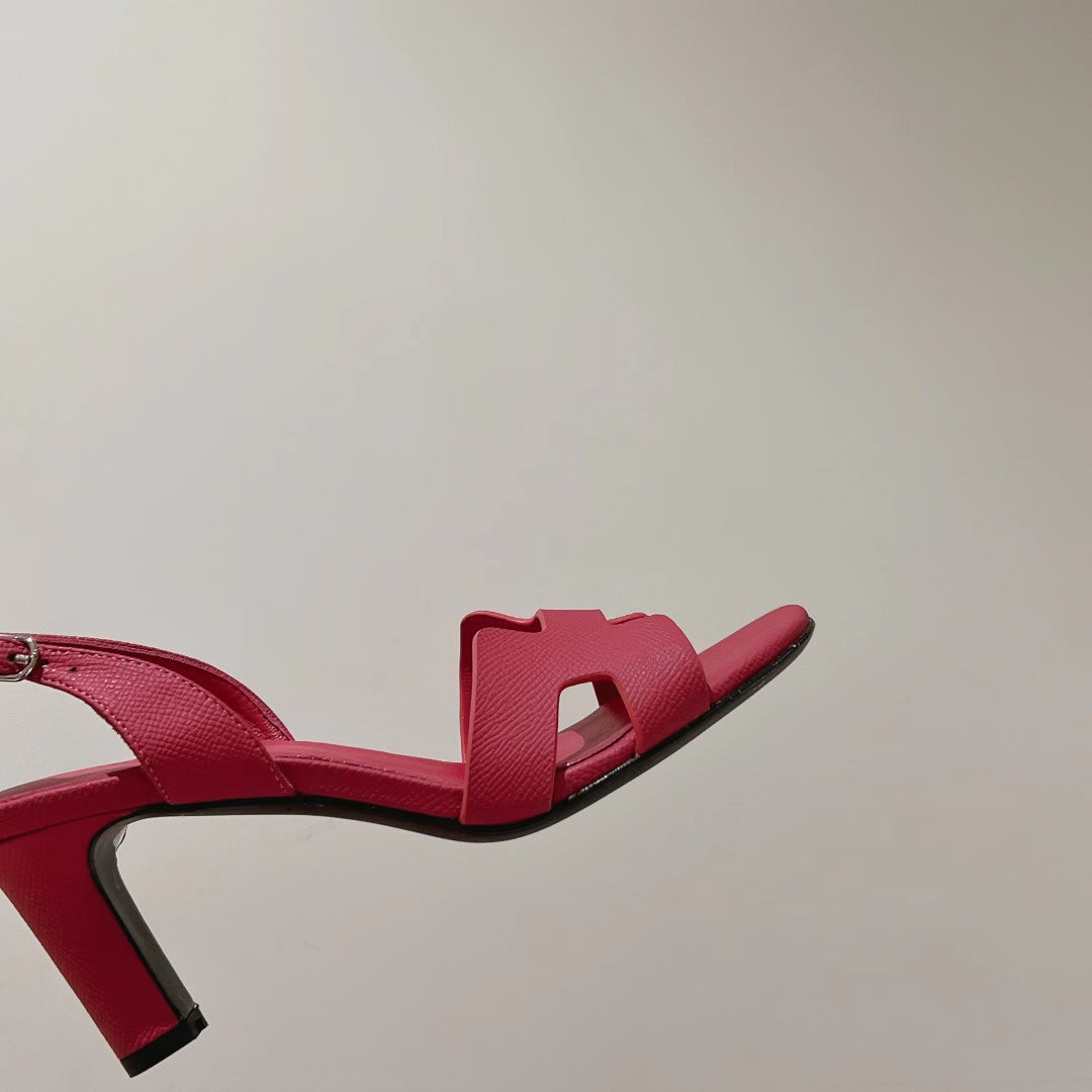 SLINGBACK SANDAL ETERNITE 75 BRIGHT PINK LAMBSKIN - 35