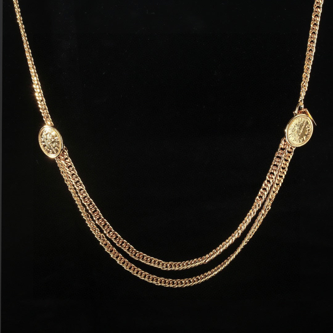 CHANEL 25S CHAIN BELT IN GOLD METALLIC 614473 - 30